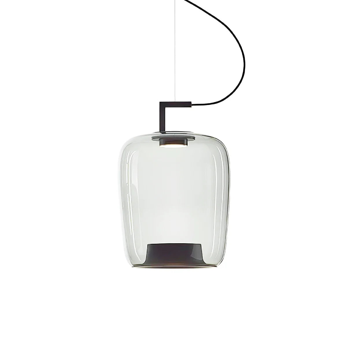 Suspension contemporaine en verre soufflé
