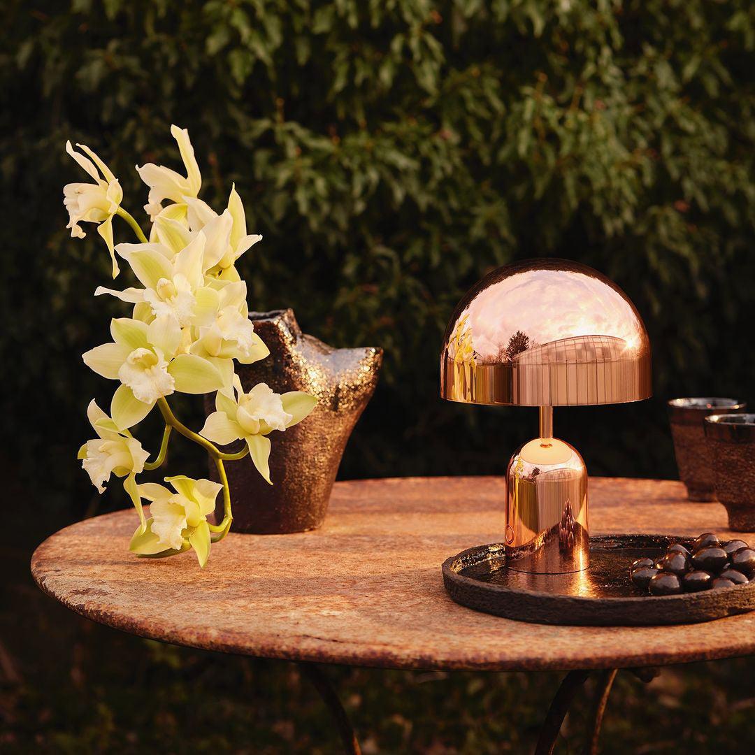 Modern Metallic Dome Iron Table Lamp