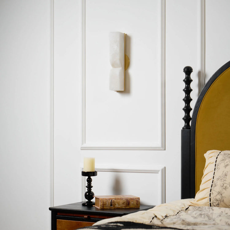 Klassisk Quadrilateral Marmor Væglampe