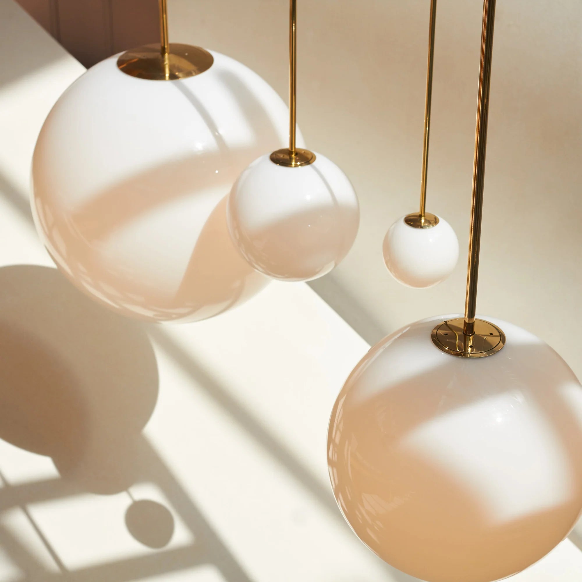 Lampada a sospensione in ottone