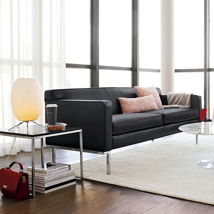 Klassisk oval imiteret silke bordlampe