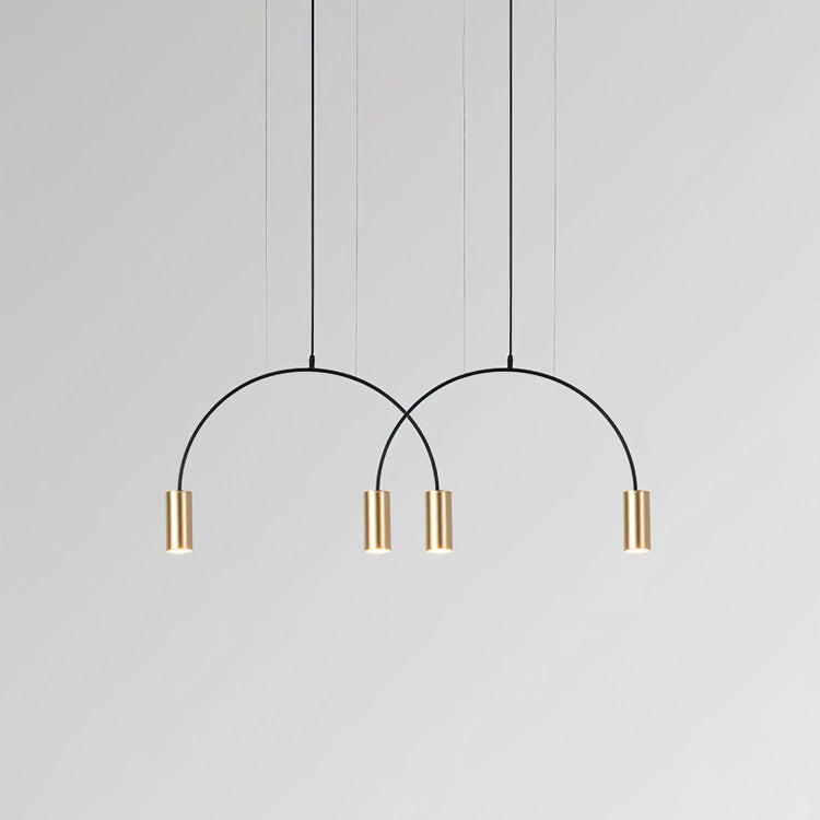 Minimalist Arc Iron Pendant Light