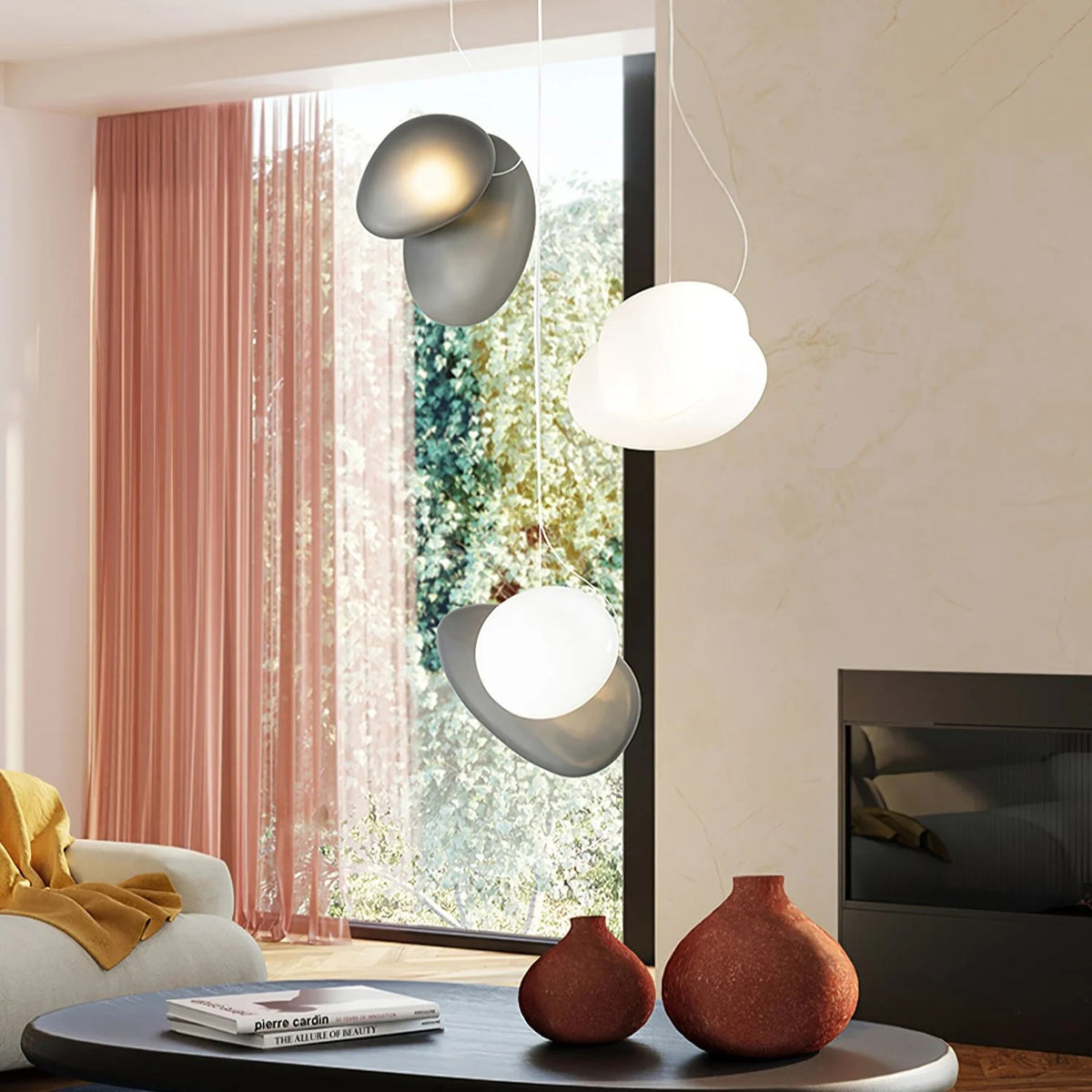Opal Haze Pendant Light