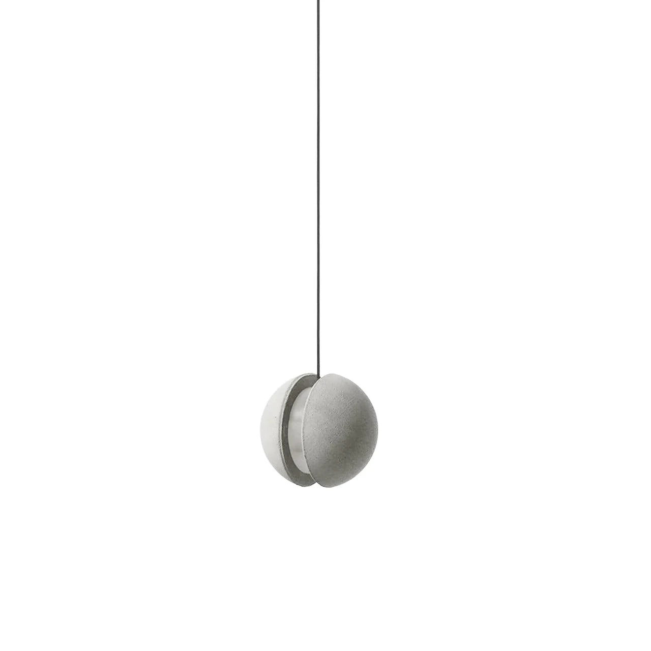 Suspension ronde minimaliste en béton