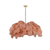 Plume de luxe lysekrone