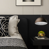 Glarefusion Modern Creative Semicircular Glass Pendant Light