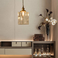 Glarefusion moderne retro glas pendellampe