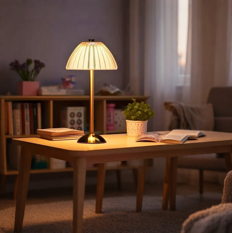 Moderne Crystal Metal Bordlampe