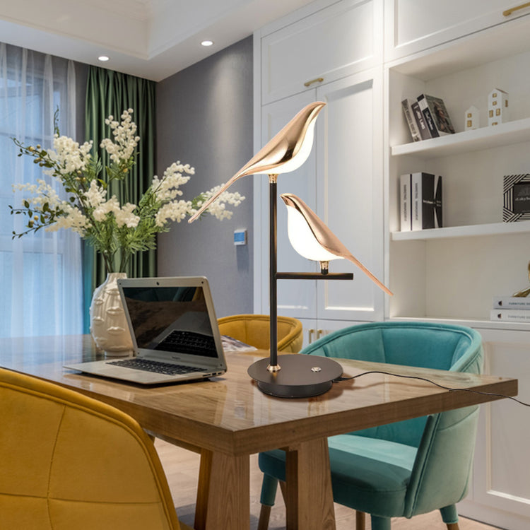 Glarefusion Chic Double Bird Bordlampe