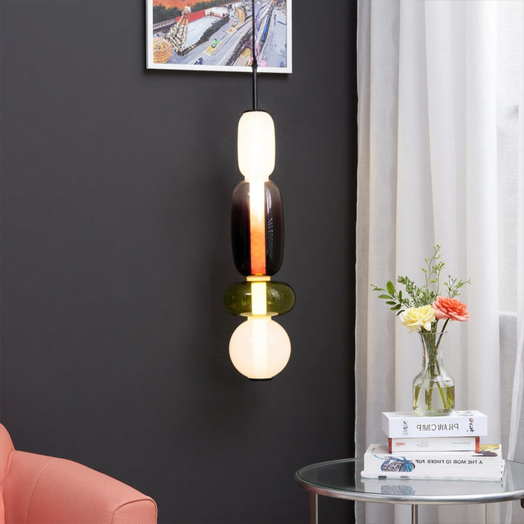 Chic Candied Glass Pendant Light