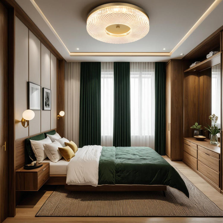 Glarefusion Kreative runde Deckenleuchte aus Acryl