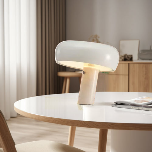 Glarefusion moderne kreativ marmorbord lampe