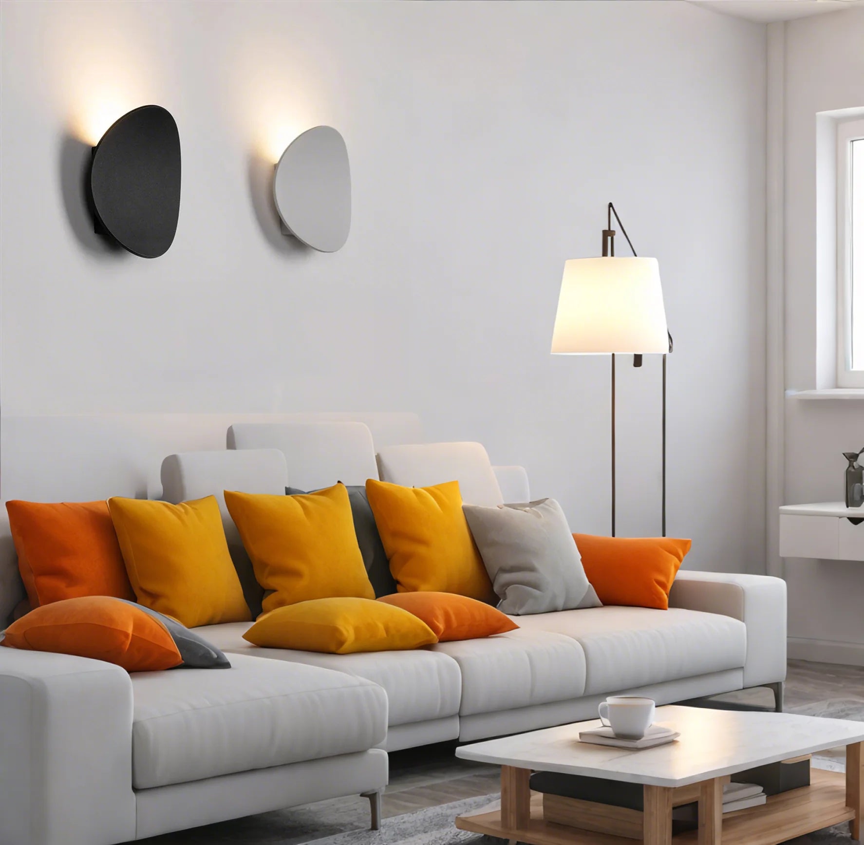 Nordic Modern Creative Vägglampa i aluminium