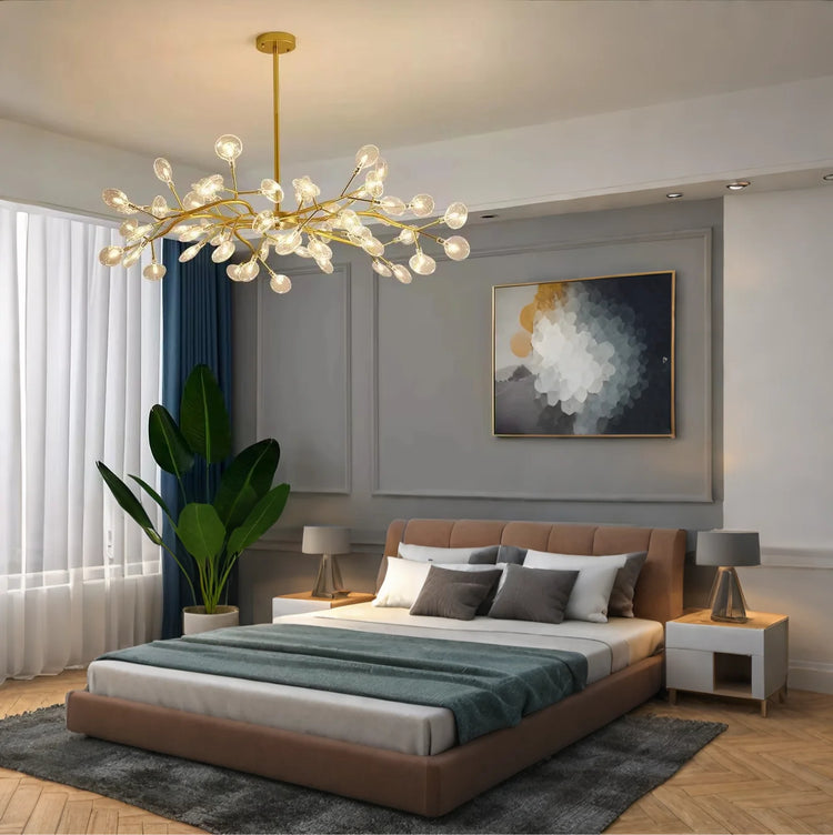 Glarefusion Creative Branch Acrylic Living Room Chandelier