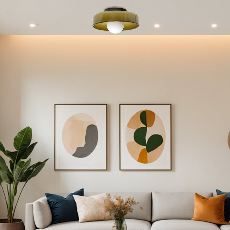 Glarefusion Plafonnier rond moderne à encastrer