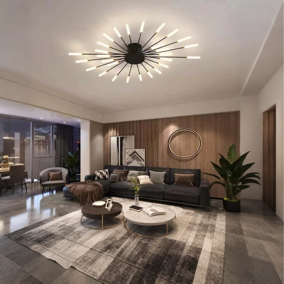 Luci da soffitto con fuochi d'artificio