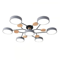 Plafonnier LED circulaire moderne nordique en acrylique