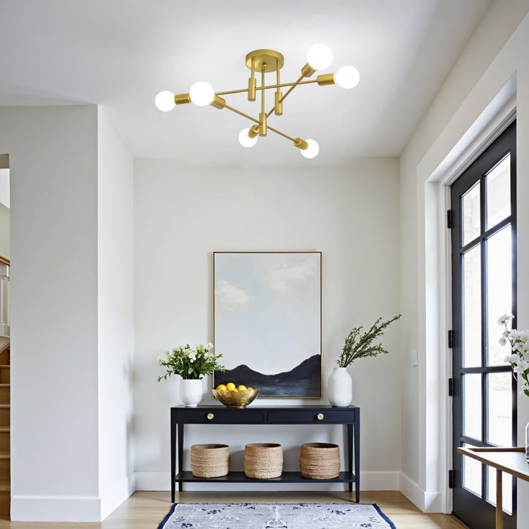 Moderne Nordic Multiple Blubs Loftslampe