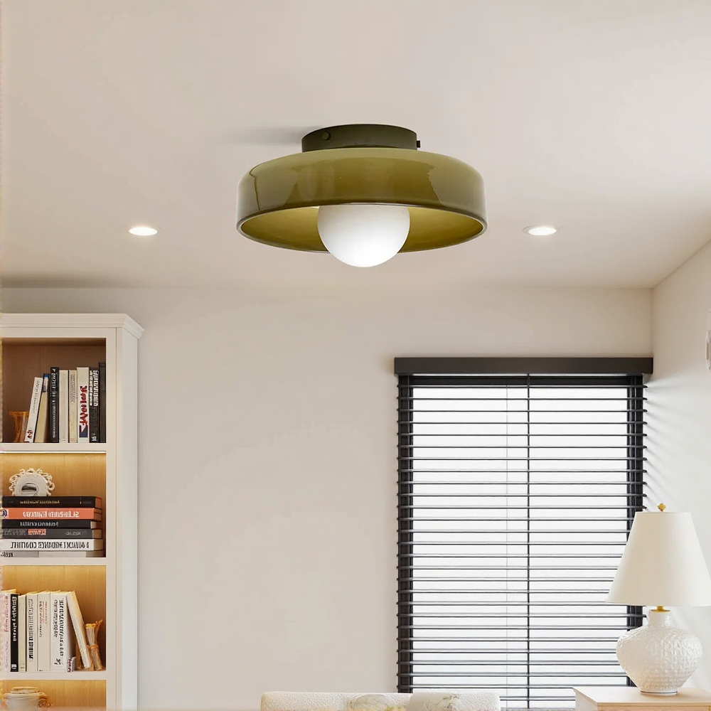 Glarefusie Modern Round Flush Mount plafondlicht