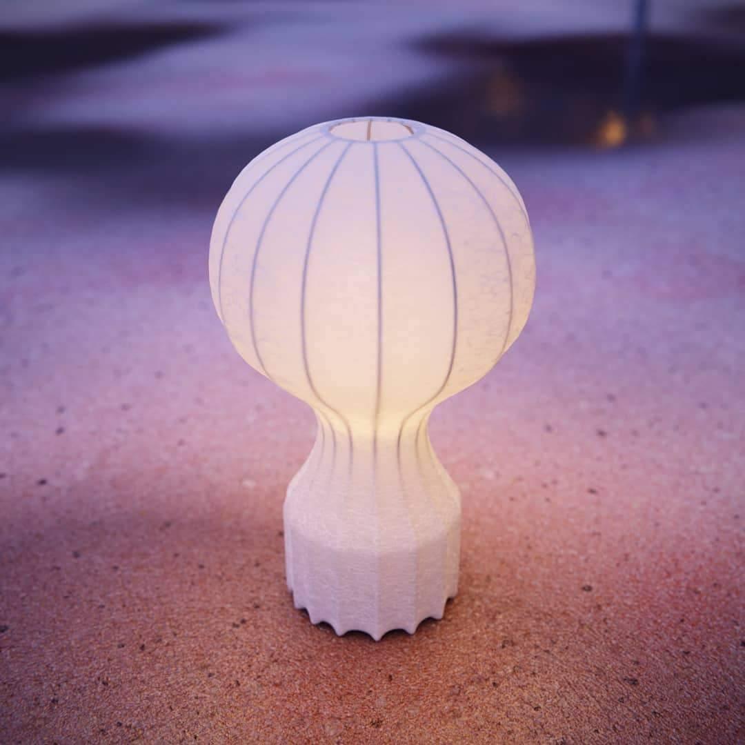 Classic Balloon Silk Table Lamp