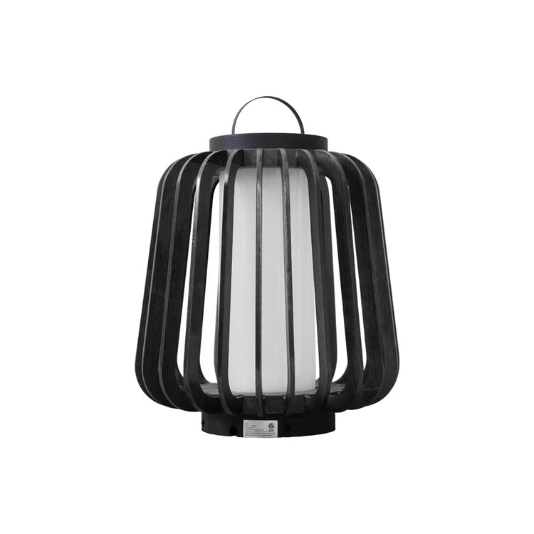 Modern Ribbed Acrylic Table Lamp