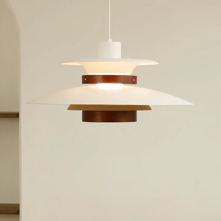 Modern Multi-layered Wooden Pendant Light