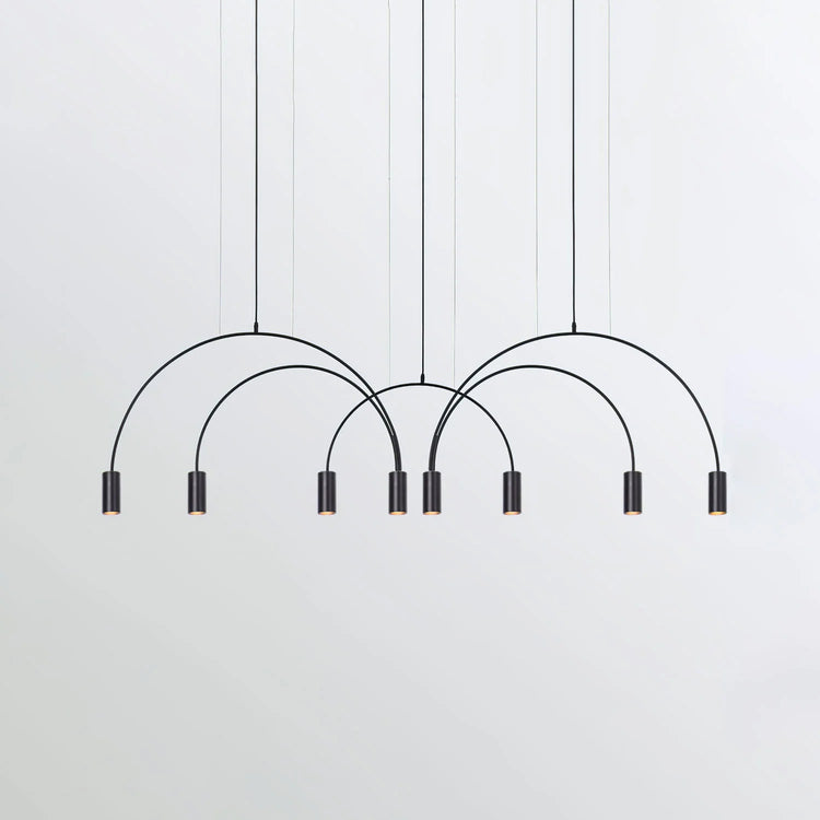 Minimalist Arc Iron Pendant Light