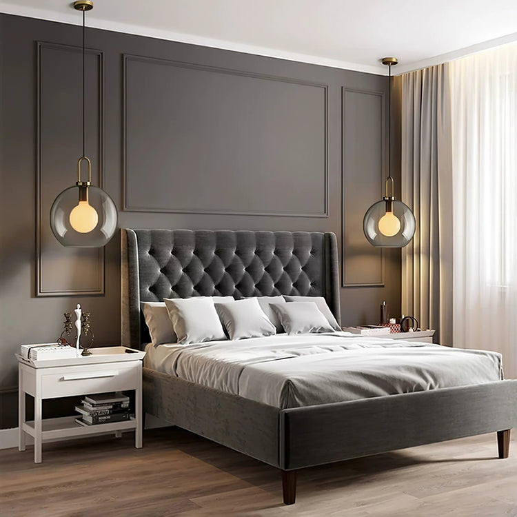 Vintage Pendulum Glas Pendel Light