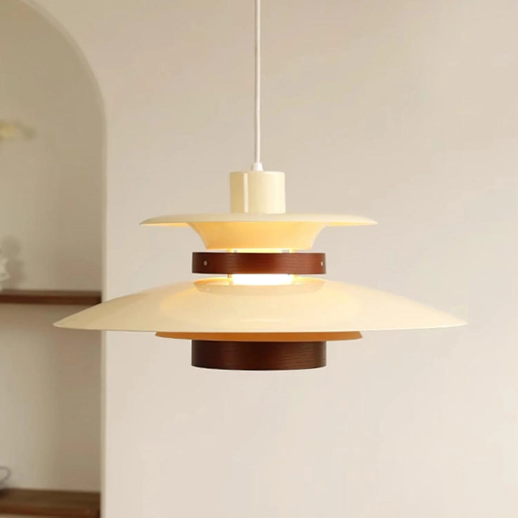 Modern Multi-layered Wooden Pendant Light