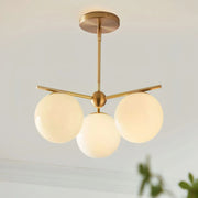 Lampadario a stelo orbitale