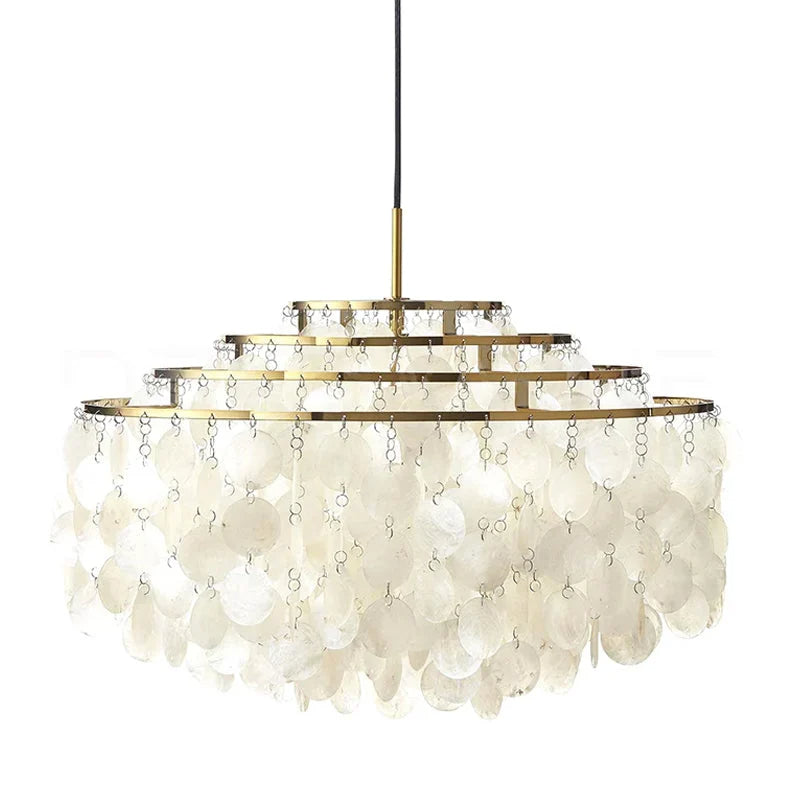 Modern Cloud-like Shell Chandelier