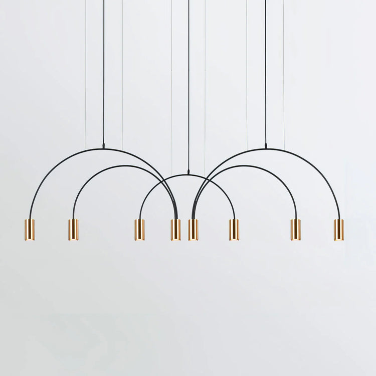 Minimalist Arc Iron Pendant Light