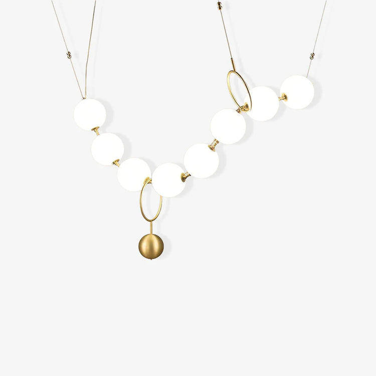 Elegant smykkeglas pendellampe