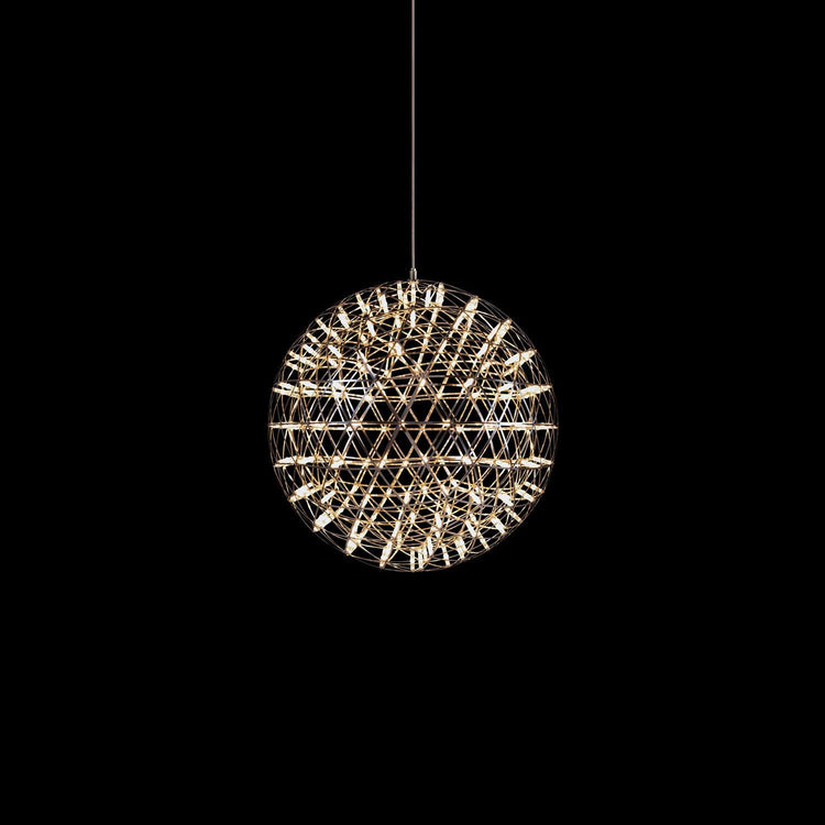 Elegant Stainless Luster Ball Pendant Light