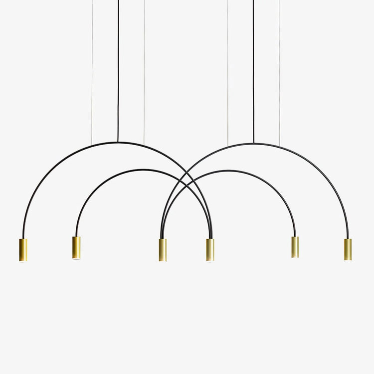 Minimalist Arc Iron Pendant Light