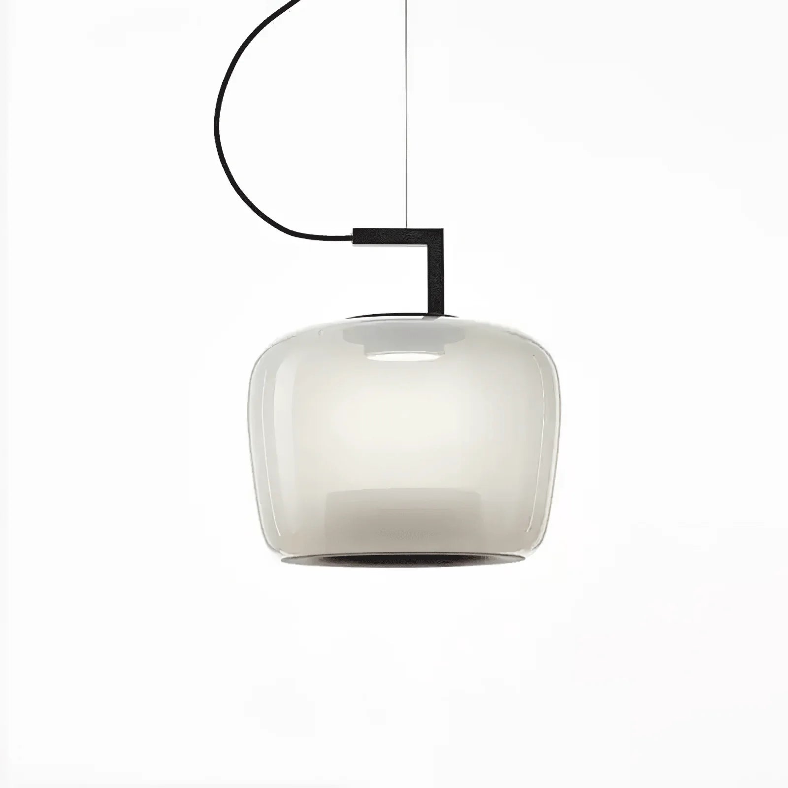 Suspension contemporaine en verre soufflé