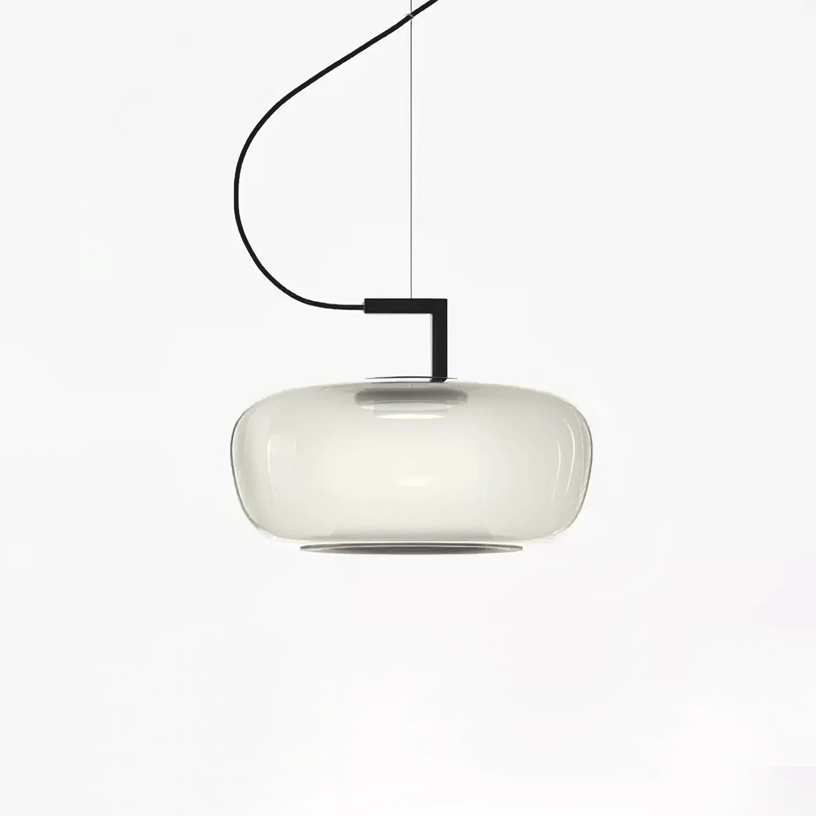 Suspension contemporaine en verre soufflé