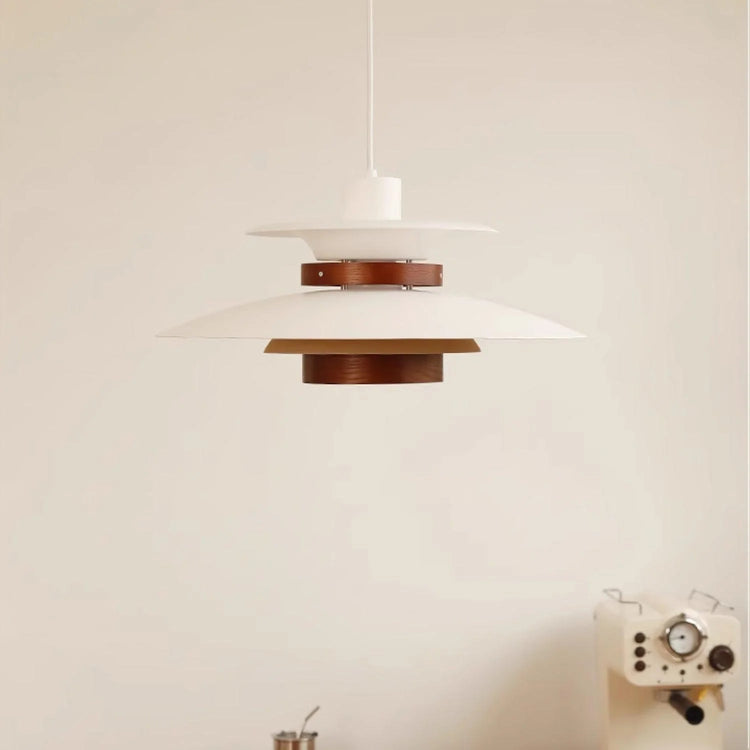 Modern Multi-layered Wooden Pendant Light