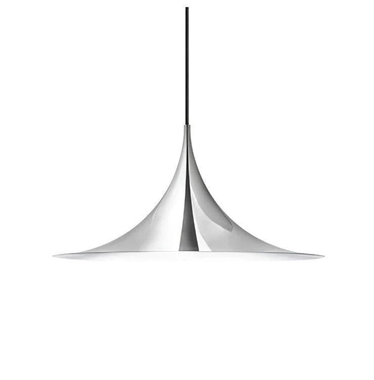 Stilfuld buelampe i aluminium