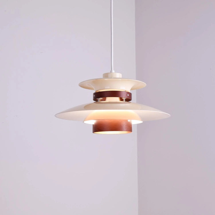 Modern Multi-layered Wooden Pendant Light