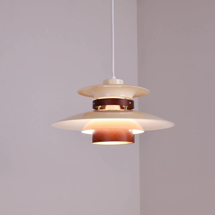 Modern Multi-layered Wooden Pendant Light