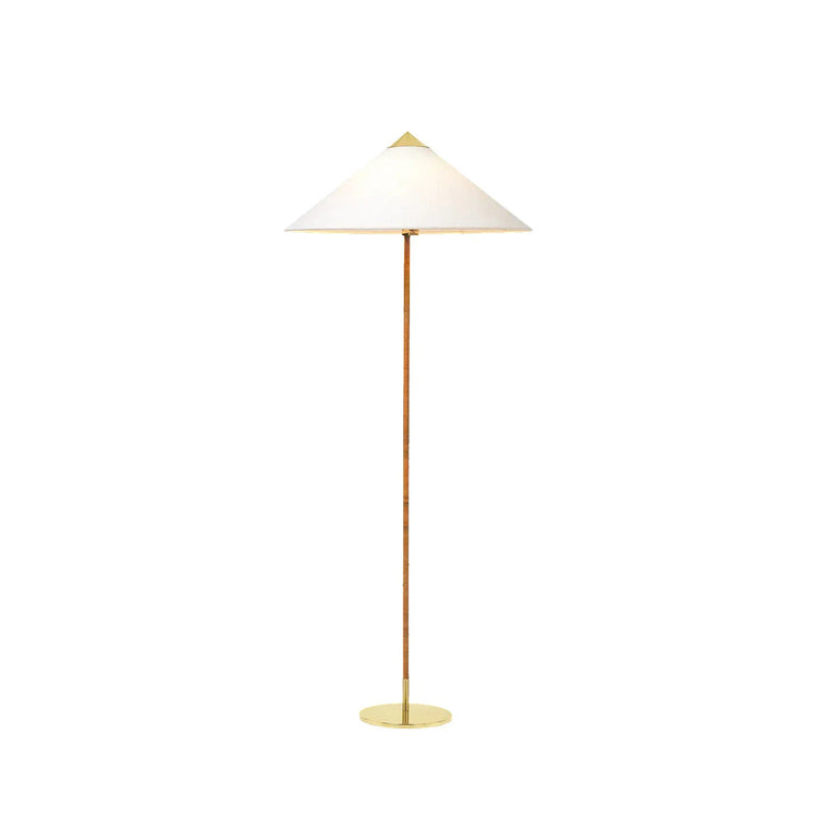 Minimalistisk Cone Bamboo Gulvlampe