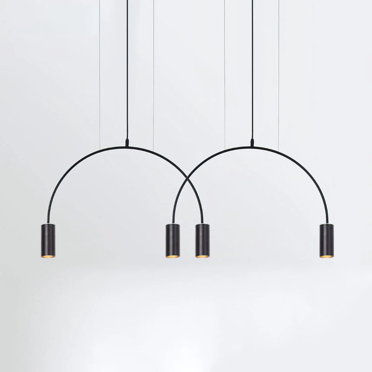 Minimalist Arc Iron Pendant Light