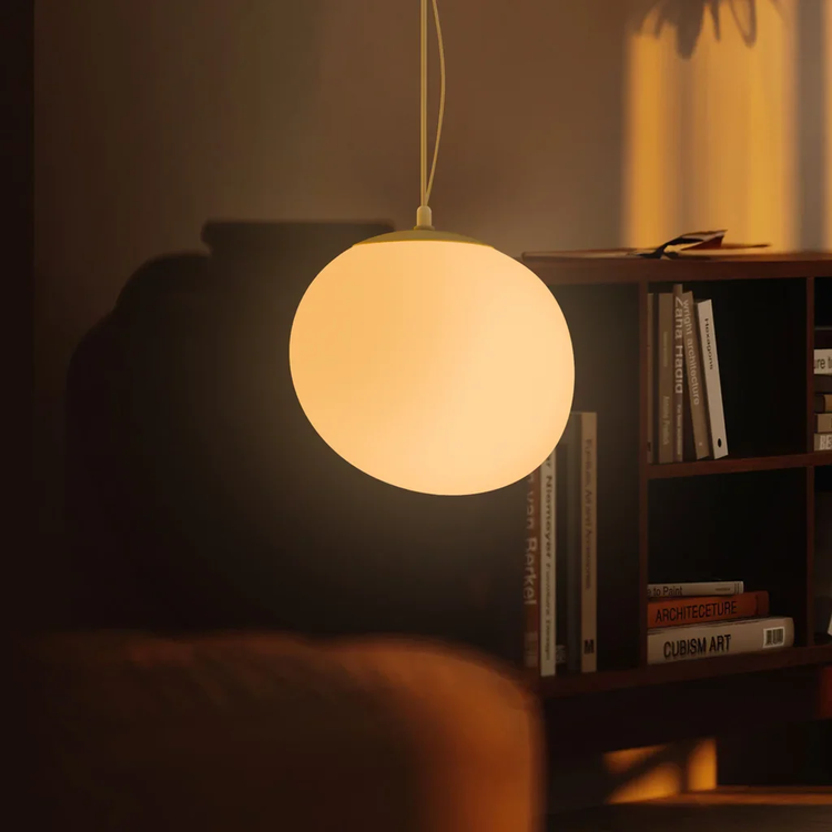 Nordic White Pebble Pendel