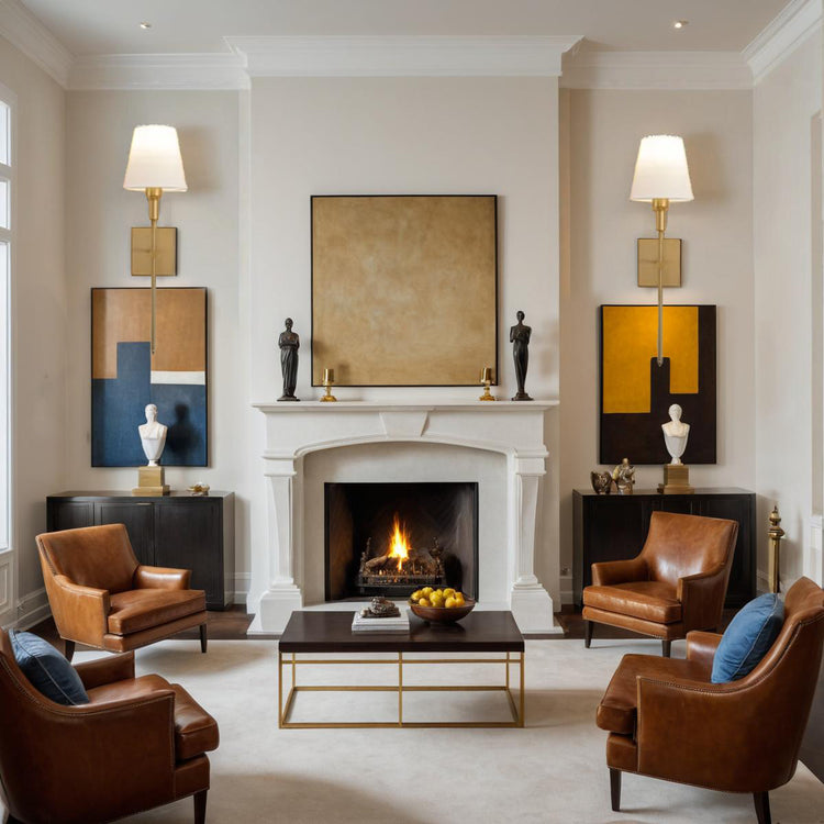 Glarefusion enkel genopladelig kreativ væglampe