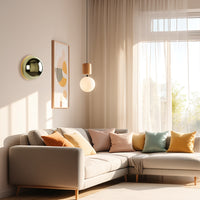 Luce a parete rotonda in stile nordico moderno