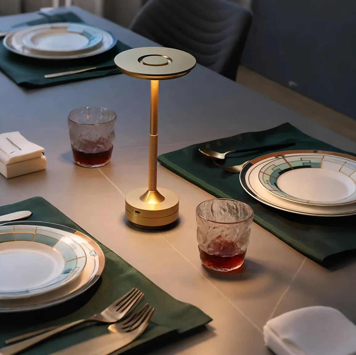 Glarefusion moderne trådløs berøringsbordlampe