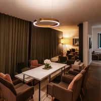 GLAREFUSIONE moderno lampadario ad anello semplice