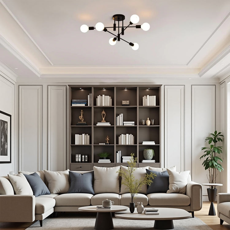 Moderne Nordic Multiple Blubs Loftslampe