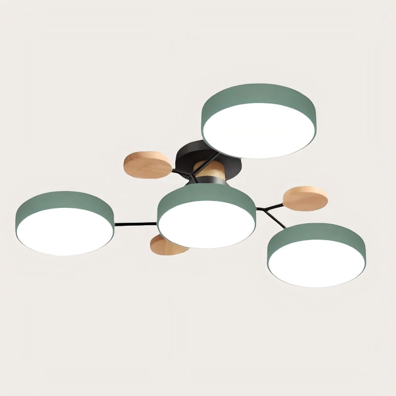Plafonnier LED circulaire moderne nordique en acrylique